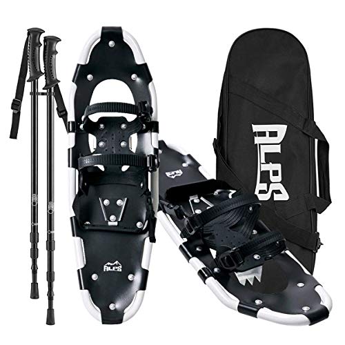 ALPS Snowshoes Set for Men,Women,Youth with Trekking Poles and Carrying Tote Bag 22"