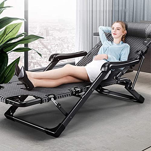 Liegestuhl Sonnenliege Gartenliege Lounge Sessel Klappbarer Liegestuhl für Sonnenliegen mit gepolsterten Kissen und… – Bild 5