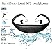 MP3 Waterproof swimming Player, Tayogo underwater 8GB memory and wireless sports all in one headset, IPX8 waterproof 3 metres underwater music playing black