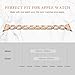 Valband For Apple Watch Band 38mm 42mm, Stainless Steel Bling Wristband Replacement Strap for Apple Watch Series 3 Series 2 Series 1 Nike+ Sport Edition (38mm, Rose Gold)