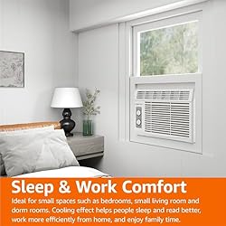 Amazon Basics 5000-BTU Small Window Air