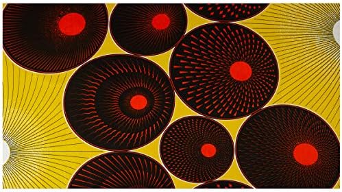 Shawn Pahwa African Print Sibongile Orange/Yellow Fabric by The Yard
