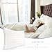 Restoration 1500 Series Gusset Gel Pillow Plush Cooling Gel Fiber - Hypoallergenic (2 Pack King)