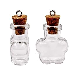 MIGK 24pcs Small Mini Glass Jars Bottles with Cork