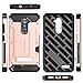 ZTE ZMAX PRO/ZTE Blade X Max Case, Evocel [Explorer Series Pro] Dual Layer Credit Card Case with Magnetic Kickstand for ZTE ZMAX PRO (Z981) / ZTE Blade X Max (Z983), Rose Gold