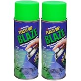 Plasti Dip 2 PACK Blaze Green 11224 Mulit-Purpose Rubber Coating Spray 11oz