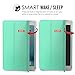 MoKo iPad Mini 4 Case - Slim Lightweight Shell Stand Cover with Translucent Frosted Back Protector for Apple iPad Mini 4 7.9 inch 2015 Release Tablet, Mint GREEN (with Auto Wake/Sleep)