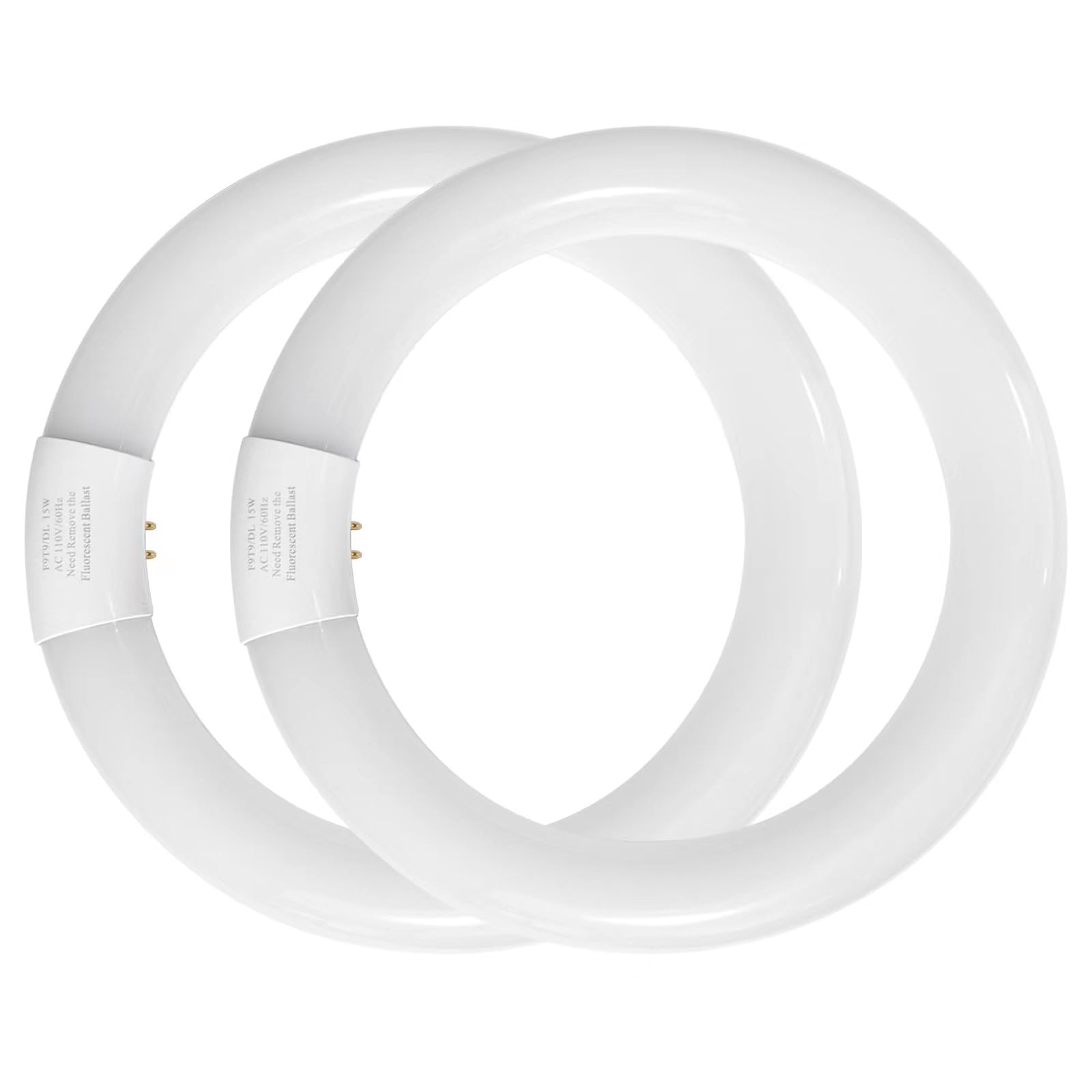 Photo 1 of Celiwace FC9T9 30 Watt LED Replacement, 9 Inches T9 LED Circline Replacement Light Bulb for Circular Fluorescent Bulb FCL30, Daylight G10q Base, 2 Count