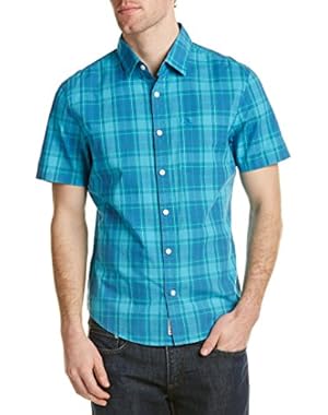 Men's Short Sleeve P55 Plaid