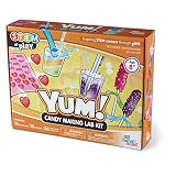 hand2mind YUM! Candy Making Science Kit For Kids (Ages 8+) - Build 16 STEM Chemistry Experiments and Activity Set | Make Yummy Candy, Gummy Worms & More | Educational Toy | STEM Authenticated