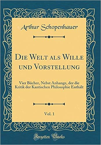 Download Welt als wille und vorstellung For Free
