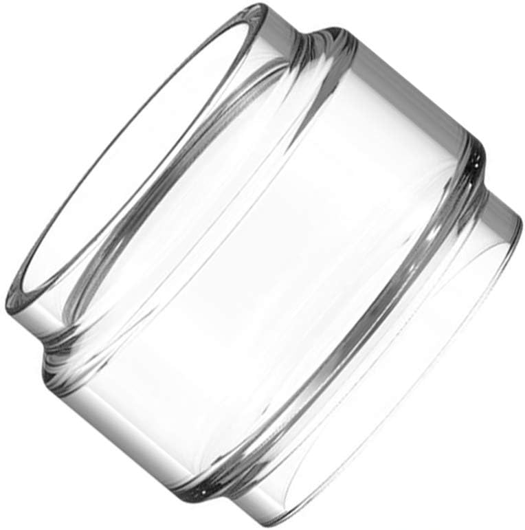 RUIYITECH Fat Glass Tube for TFV8 Baby V2 5ml Bulb Glass Tube Clear Color Rainbow Color 3 Pack (Clear), 3 Count (Pack of 1) - Image 3