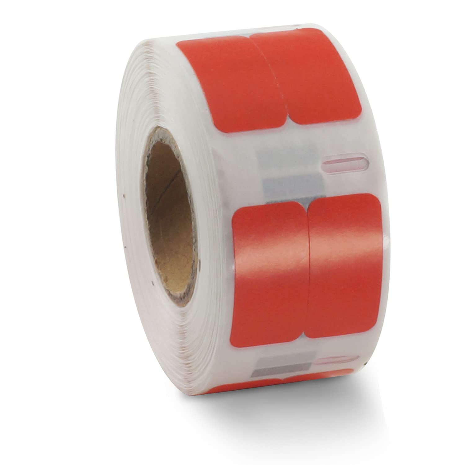 BETCKEY - 2 Rolls Red Small Multi-Purpose Labels Compatible with DYMO 11353(S0722530), 13mm x 25mm, 2000 Colored Labels Compatible with DYMO LabelWriter 450, 4XL, NOT Fit 550 or 5XL — image 1