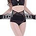CFR Adjustable Double Pull Fastener Lumbar Lower Back Support Brace Belt for Pain Relif,Heavy Lifting,Sciatica Black,XL