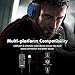 Mpow EG8 (USB Edition) Gaming Headset Stereo Sound Over-Ear Gaming Headphones with 50mm Driver, Noise Cancelling Mic, LED Lights, Soft Breathing Earmuffs for PC, Mac, PS4thumb 4