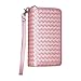 Urvoix iPhone 6 Plus/iPhone 6S Plus Case, Woven Skin Leather Zipper Wallet Detachable/Separable Magnetic Back Shell Cover w/Hand Strap, Card Slots iPhone6 Plus/6S Plus(5.5