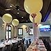 VUMSUM 36 inch Pastel Balloons for Parties 5 pcs Macaron Latex Balloons for Birthday Wedding Engagement Anniversary Christmas Festival Picnic or Any Friends & Family Party Decorations-Pastel Yellow
