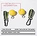 Kecho Climbing Training Cannonball Bomb Pull Up Power Ball Hold Grips with Straps Durable Training Tool for Grip Strength and Conditioning Workout for Health and Fitness