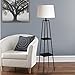 Catalina Lighting 19305-000 Modern Etagere Floor Lamp with Shelves, Standing Lamp, Living Room Light with Shelving, LED Bulb NOT Included, 58