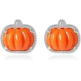 Pumpkin Stud Earrings for Women Unique Fashion Earrings Halloween Party Costumes Earrings Thanksgiving Day Jewelry Gifts