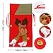 OurWarm Christmas Gift Bags Bulk, 3 Pcs Drawstring Gift Bags Large with 3D Santa Claus Snowman Reindeer, Reusable Christmas Treat Bags Goody Bags Burlap Sack for Xmas Party Supplies(15 X 8 Inches)