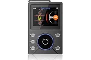 HiFi MP3 Player With Bluetooth5.2, Lossless DSD High Resolution Digital Audio Music Player, Portable Audio Players With 16GB 