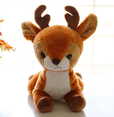 Amazon Co Jp N H ぬいぐるみトナカイクマかわいいキャラクターぬいぐるみ手作りソフトドールホビーギフトコレクション25cm ホーム キッチン