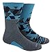 adidas Men's Energy Camo 2-Pack Crew Socks, Onix-Light Onix Marl/Bright Cyan/Collegiate Navy, Large