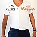 JUMPER Premium Threads Fitted V-Neck Undershirt