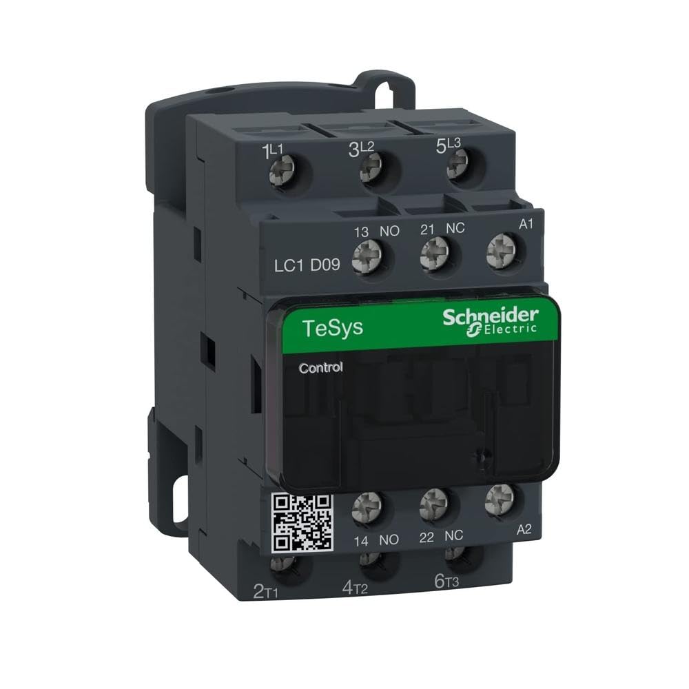 Schneider Electric TeSys D - AC Contactor, 400 V AC, 50/60 Hz, 3 Pole, 3NO, 9A, Fixed & DIN Rail Mounting, LC1D09V7
