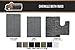 Gorilla Grip Bath Rug 44x26, Thick Soft Absorbent Chenille, Rubber Backing Quick Dry Microfiber Mats, Machine Washable Rugs for Shower Floor, Bathroom Runner Bathmat Accessories Decor, White