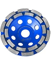 S&R Mola a Tazza Diamantata / Disco Abrasivo Diamantato 125 x 22,2 mm, Standard, per Calcestruzzo, Pietra, Muratura, Mattoni. Taglio a 2 file