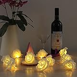 Innoo Tech 10 LED Rose Flower Fairy Lights Valentine String Lights for Decorations,Romantic valentine's Powered by Battery.