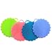 Silicone Sponge Food Grade Kitchen Household Dish Cleaning Sponge Scrubber, Multipurpose Antimicrobial Mildew Free Non Stick Brush, Magic Smart Scrub Sponge for Dishes Fruit Vegetables (4 Mix Colors)