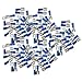 100PCS Blue Female Insulated Spade Wire Connector Electrical Crimp Terminal 14-16AWG