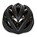 KINGBIKE Adult Bike Helmet, with Helmet Rain Cover/ Detachable Visor/ Safety Rear Led Light / Lightweight
