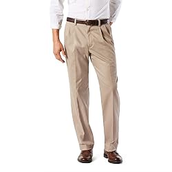 Dockers Men's Classic Fit Easy Khaki Pants-Pleated