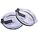 i-Kawachi Spill Proof Splash Resistant Lid for Yeti Rambler Rtic Ozark Trails Tumbler Cup 30 oz (2 pcs)
