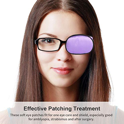 eZAKKA Eye Patches for Adults Kids Eye Patch for Glasses Silk Patch for