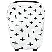 Multi-Use Nursing Breastfeeding Cover Baby Car Set Cover Canopy Shopping Cart Cover Swaddle Blanket for Infants Newborns Toddlers Shower Gift (cross-shaped)