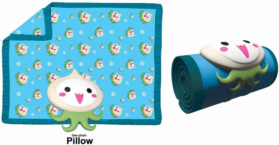Classic Imports Overwatch Pachimari Kids Fleece Soft Blanket and Plush Pillow