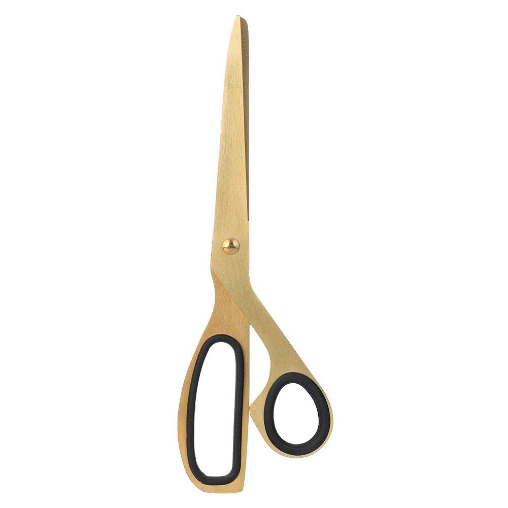 Annjom Gold and Black Beautiful Color Simplified Golden Scissors, Golden Scissors, Lightweight Beautiful for Home Office