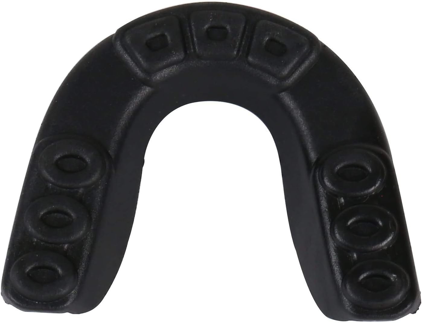 Mouth guard sports Adult moldable braces gel protective teeth|Gum Shield mouthguards for training, sparring, boxing, mma, kickboxing, basketball, hockey, lacrosse, mixed martial arts, muay thai (Black/White) : Sports & Outdoors