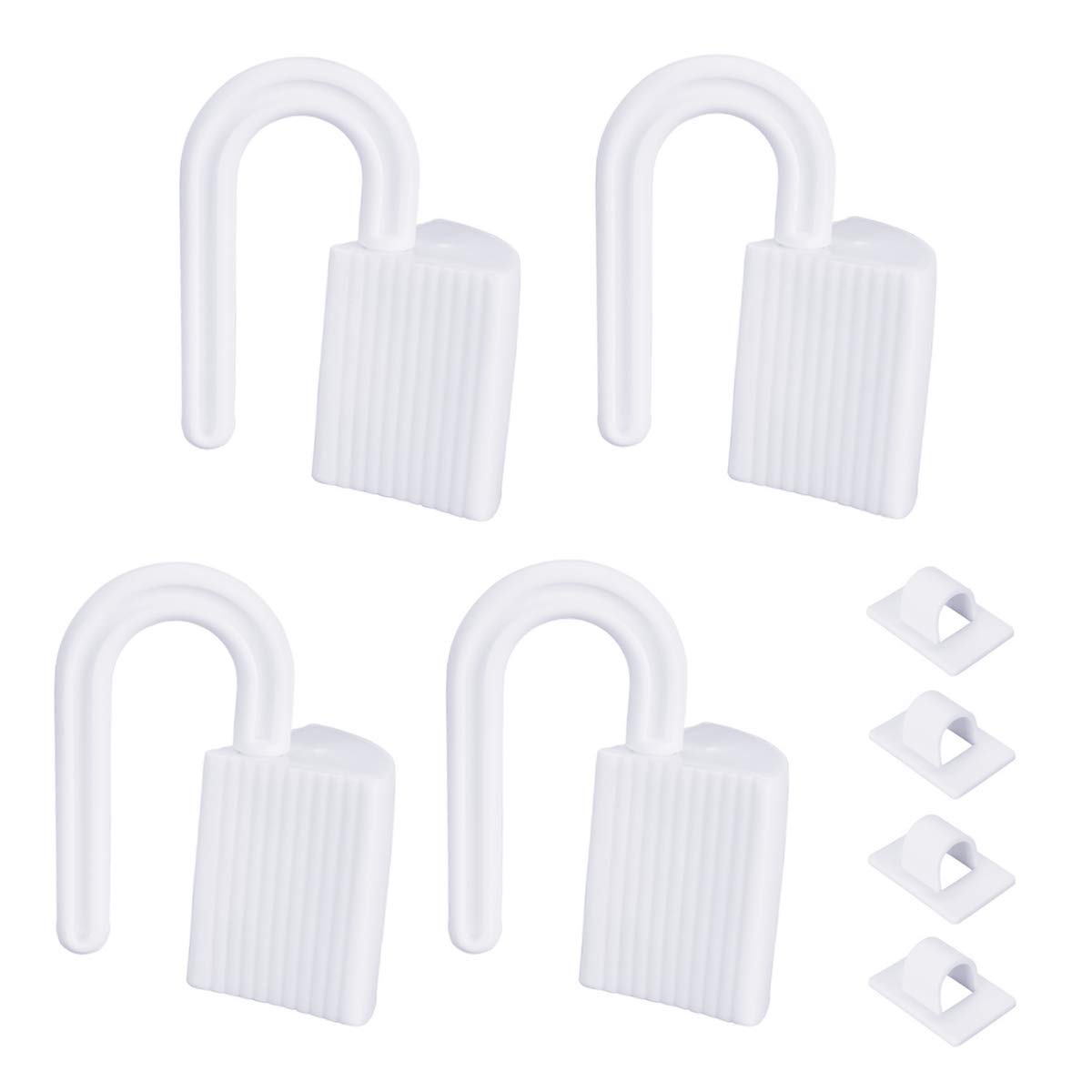 4 Set Hinge Guard Baby Finger Protector Plastic Finger Pinch Guard Door Locks Guard Door Safety for Door Window Protection Baby Kids Finger