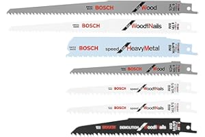 Bosch RAP7PK 7-Piece Reciprocating Saw Blade Set