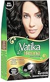 Vatika Henna Hair Color Rich Black Ammonia Free (60 g / 2.11 oz)