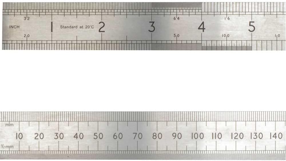 Advent ASR1000 1000 mm Stainless Steel Rule with Metric and Imperial Graduations