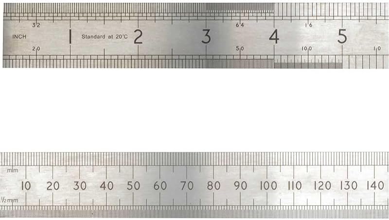 Advent ASR1000 1000 mm Stainless Steel Rule with Metric and Imperial Graduations