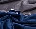 Aminiture Pregnancy Body Pillow Cover Oversize Plush U Shaped Pillowcase Total Body Maternity Pillow Removable Cover Case Full Body Pillow(Navy Blue)