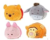 Disney Winnie the Pooh and Pals Tsum Tsum Winking Plush - Mini - 3 1/2 Tigger, Piglet, Pooh, and Eeyore